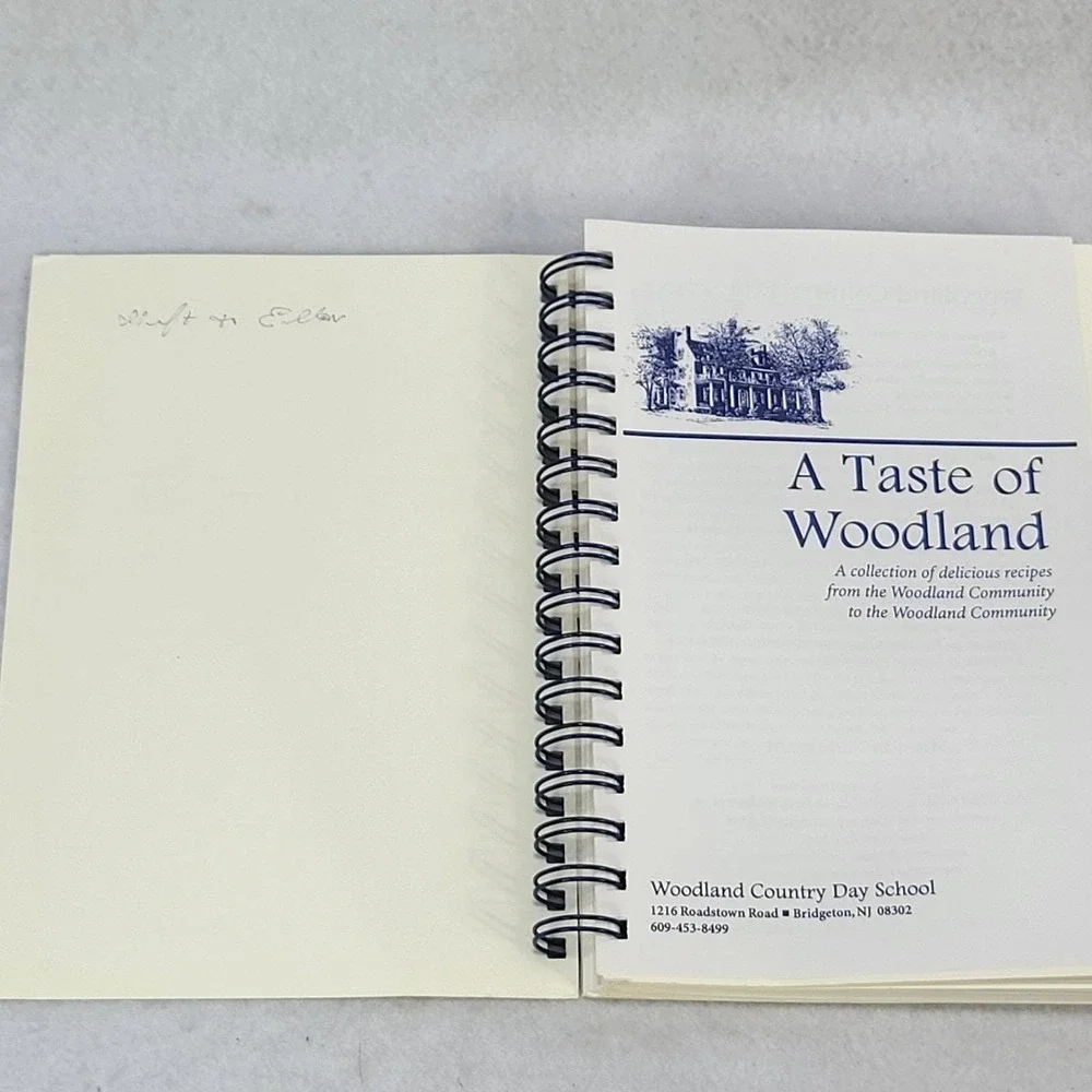 A Taste of Woodland Cookbook Woodland Country Day School NJ Community Recipes